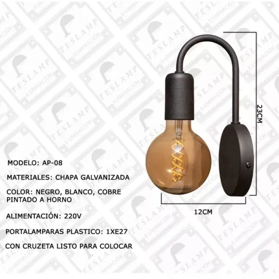 Lampara de pared
