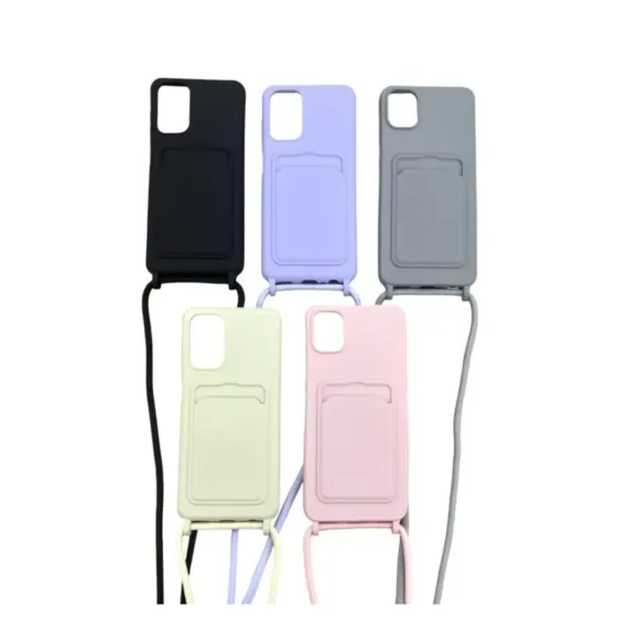 Funda Iphone 15 Pro Porta Tarjeta y Cordon