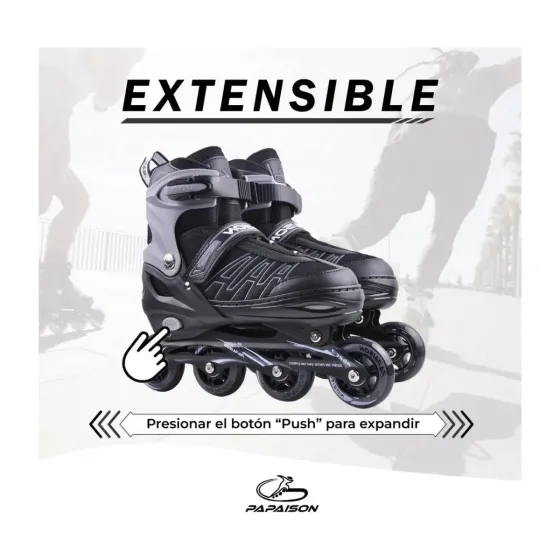 Rollers Aluminio 301 Extensibles (8 dias habiles)