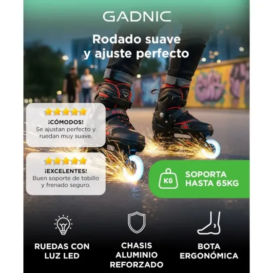 Rollers Aluminio Extensible (8 dias habiles)