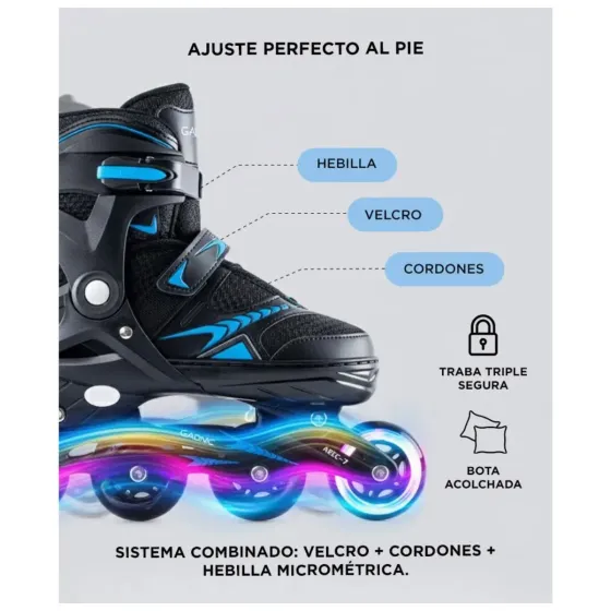 Rollers Aluminio Extensible (8 dias habiles)