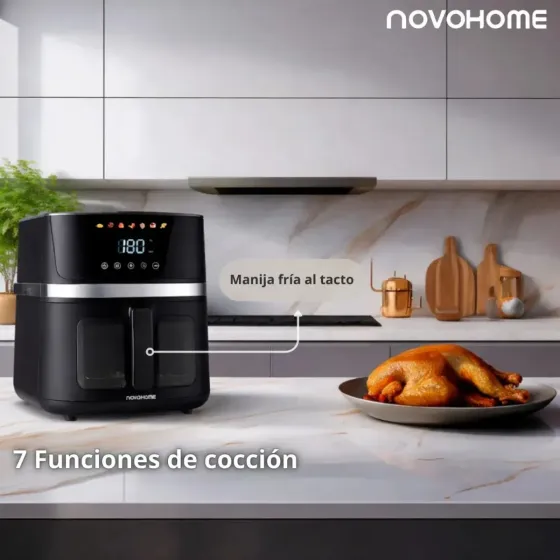Freidora de Aire 7L con Visor (8 dias habiles)