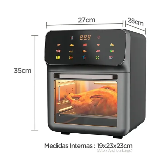 Freidora de Aire 10L Tactil (8 dias habiles)