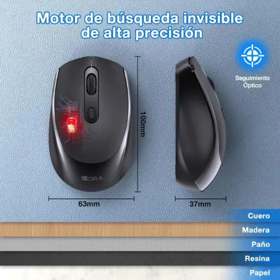 Mouse Inalambrico Negro