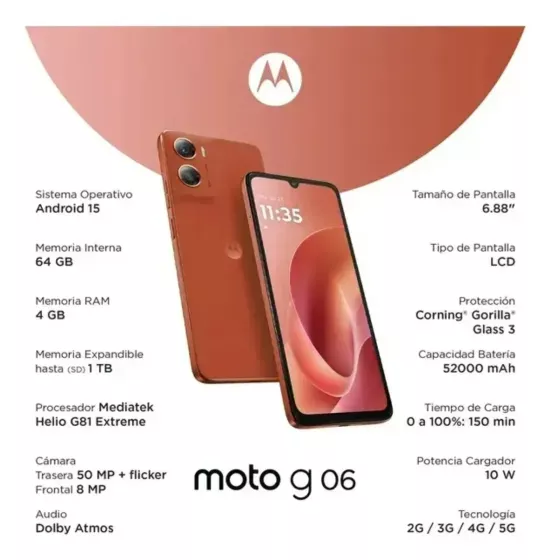 Motorola G06 4/64gb