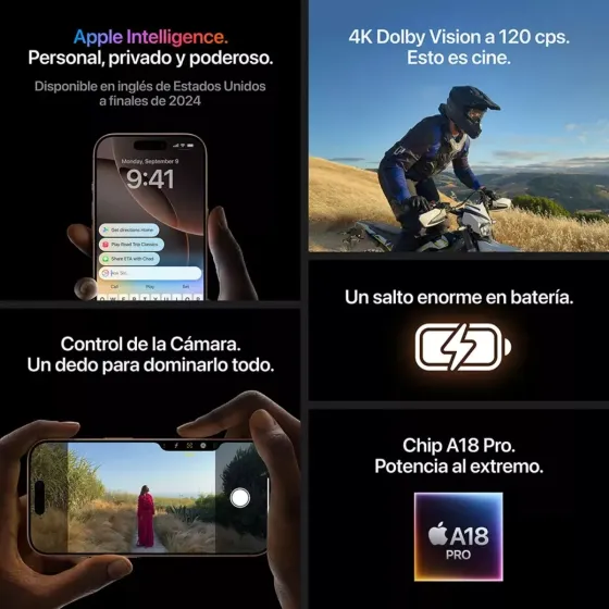 Iphone 16 pro de 128gb (8 DIAS HABILES)