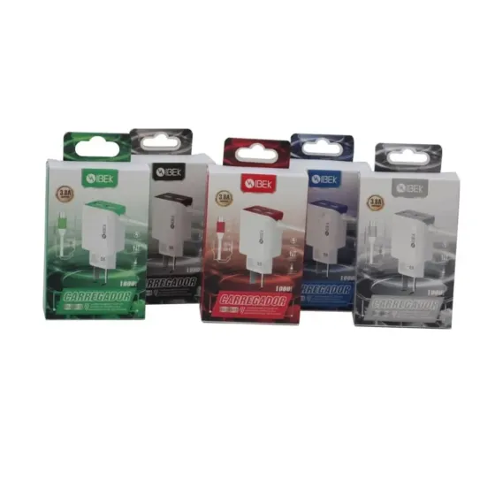 Cargador Completo 3.8A Tipo C 2 Puertos USB A
