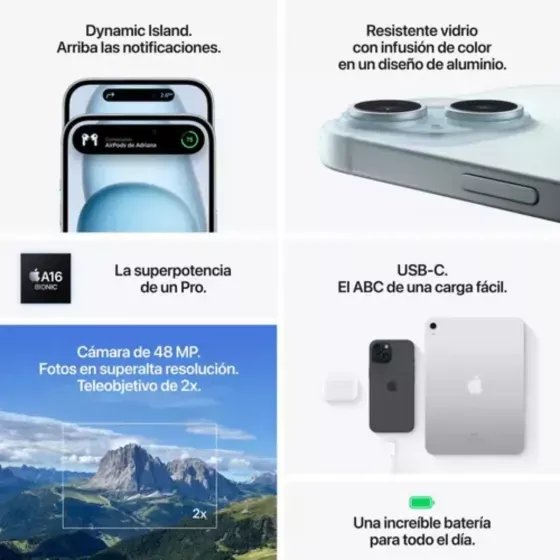 Iphone 15 usado 128gb 84%