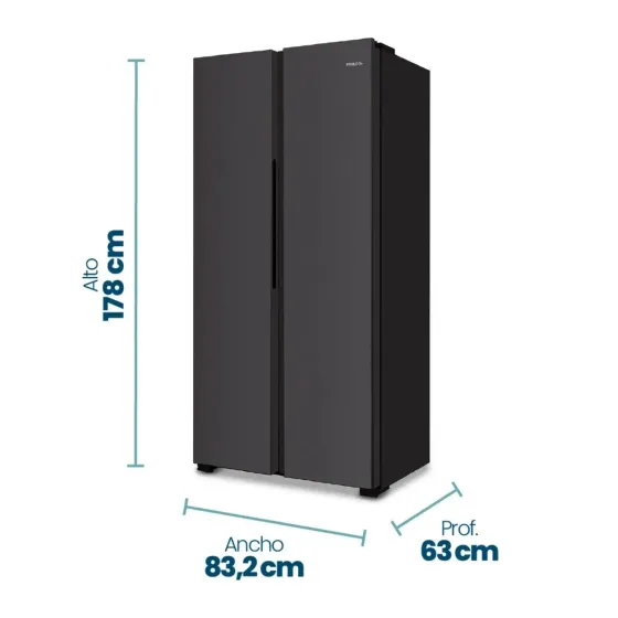 Heladera Side By Side No frost 428L (12 dias habiles)