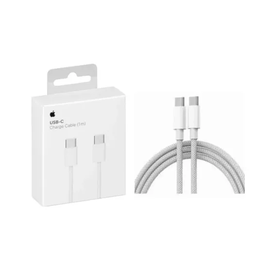 Ver más sobre Cargador y Cable Cable Mallado Tipo C a Tipo C 1 Metro, Argentina