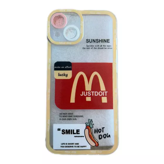 Ver más sobre Fundas Funda Iphone 14 Transparente Mac donalds, Argentina