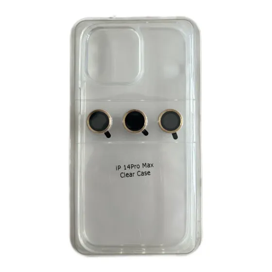 Ver más sobre Fundas Funda Iphone 14 pro max Transparente con Protector Camara, Argentina