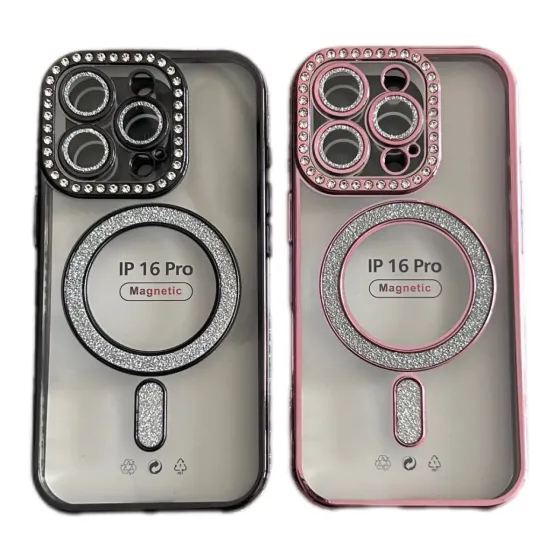 Ver más sobre Fundas Funda Iphone 16 Pro Transparente con Brillo Magsafe, Argentina