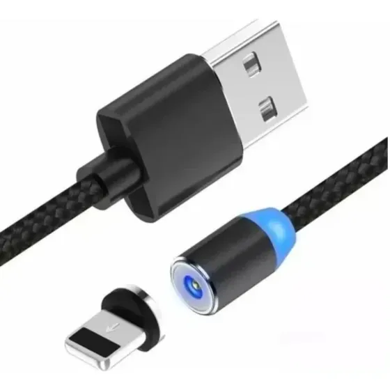 Ver más sobre Cargador y Cable Cable Magnetico 360 Tipo C y Lightning, Argentina