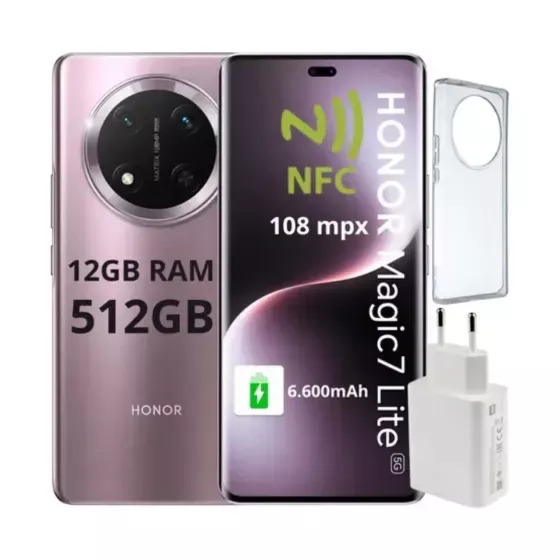 Ver más sobre Celulares Honor Magic 7 Lite 5G 12/512gb (8 dias habiles), Argentina