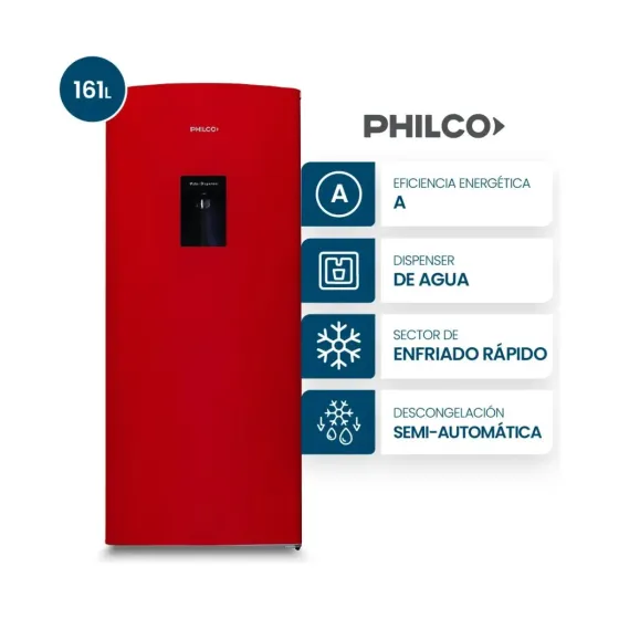 Ver más sobre Heladera / Freezer Heladera Ciclica con Dispenser 161L, Argentina