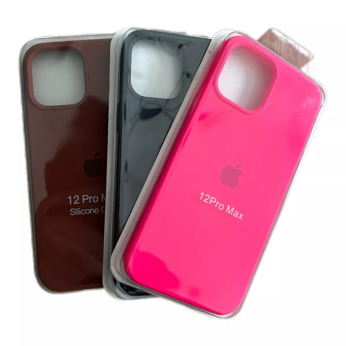 Funda Iphone 12 pro max Silicona con logo