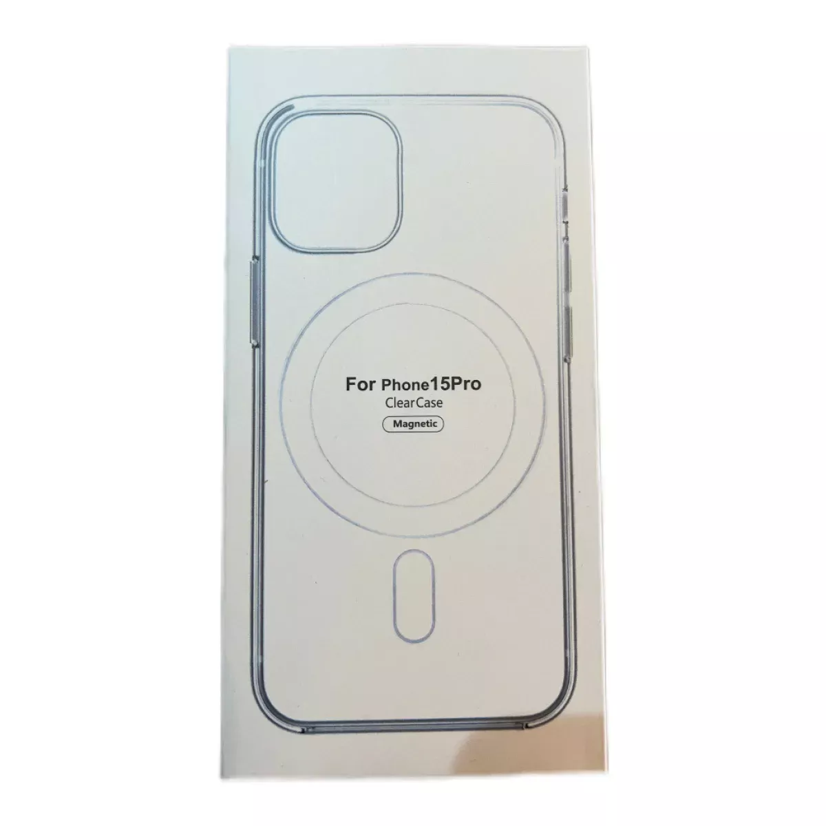 Funda Iphone 15 pro Transparente Magsafe