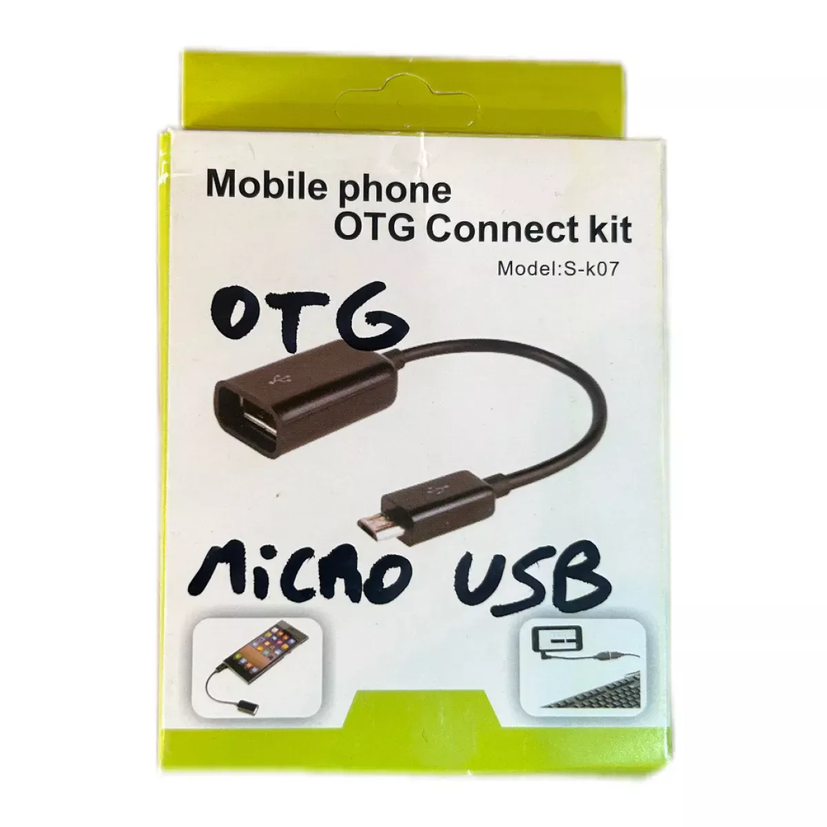 Adaptador OTG a Micro USB o V8