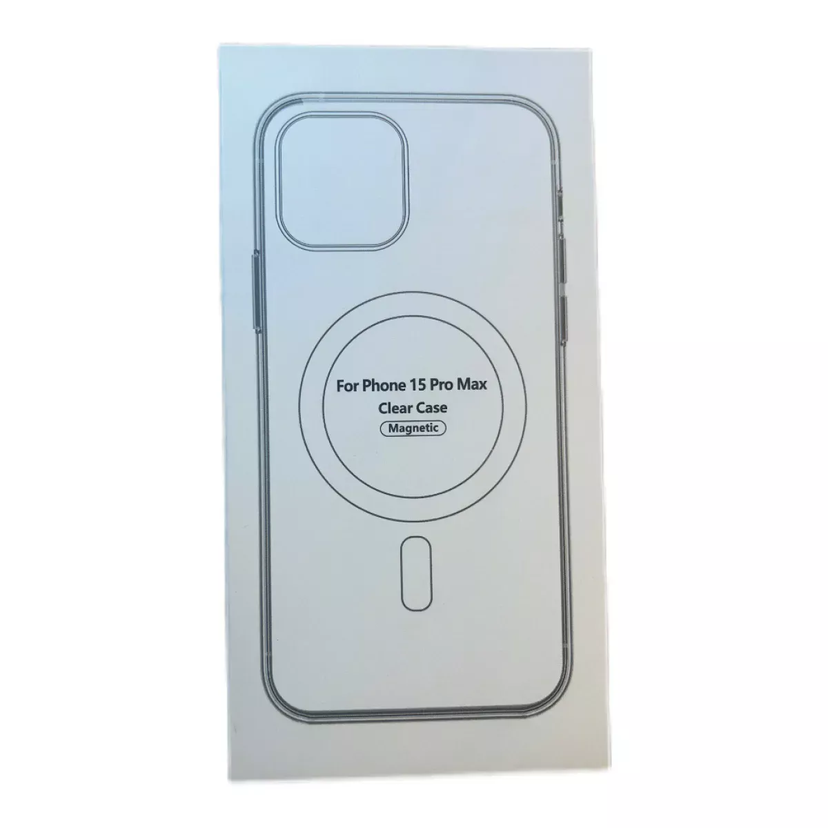 Funda Iphone 15 pro max Transparente Magsafe